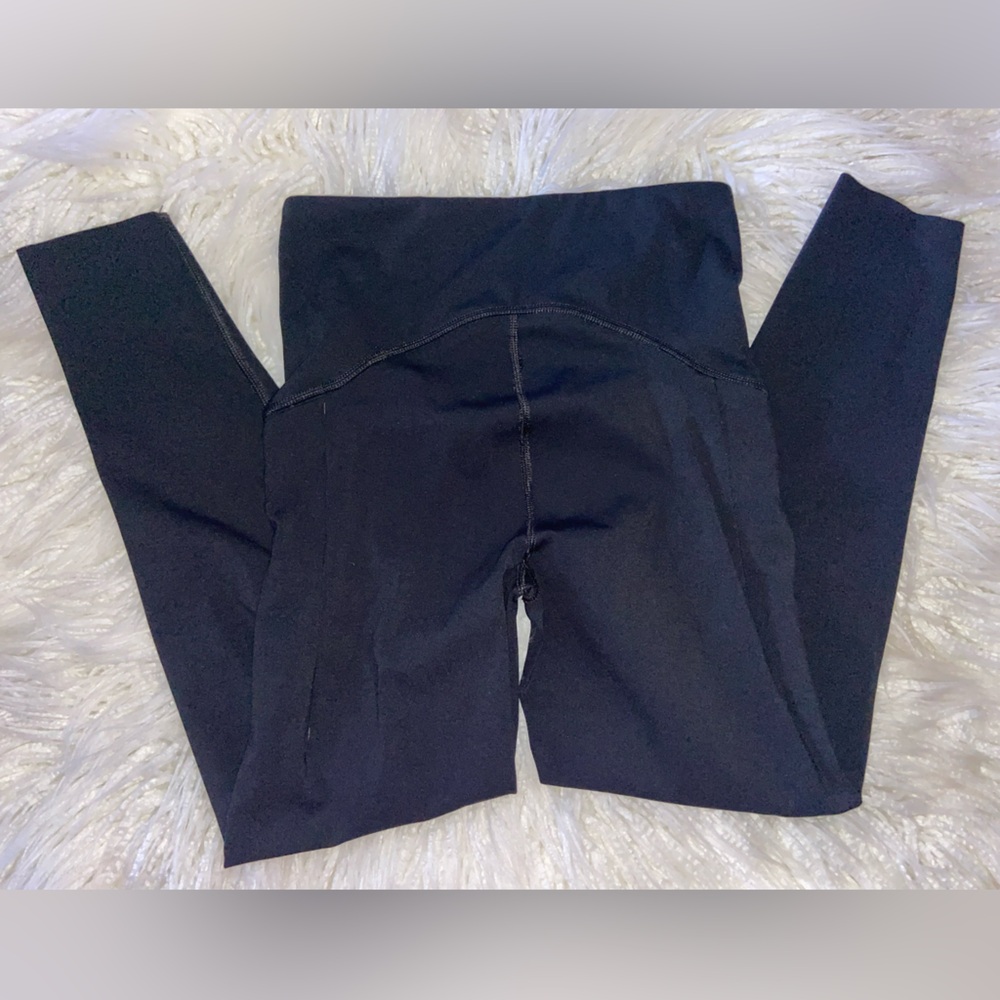 SPANX Midnight Black High-Waist Leggings - Picture 7 of 12
